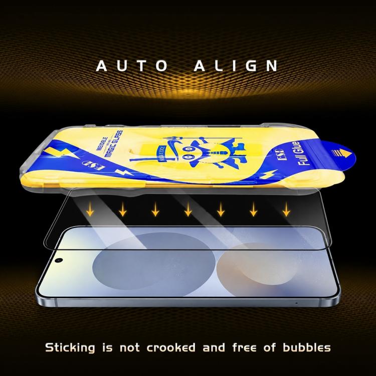 For Galaxy S26+ 5G 10pcs MEIDELE Easy Install Dust-proof Box HD Tempered Glass Film, Support Ultrasonic Unlock
