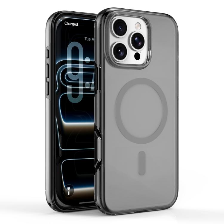 For iPhone 16 Pro Dual Layer Anti Compression Magnetic Phone Case