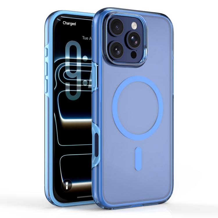 For iPhone 16 Pro Max Dual Layer Anti Compression Magnetic Phone Case