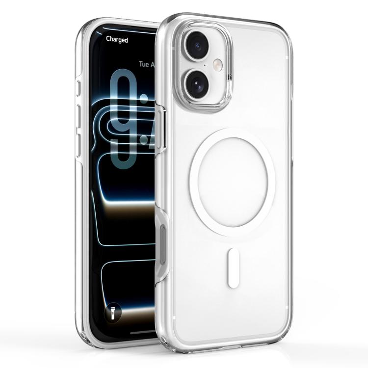 For iPhone 17 Dual Layer Anti Compression Magnetic Phone Case