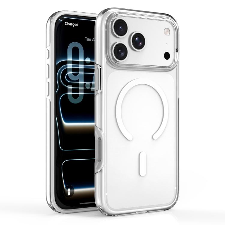 For iPhone 17 Pro Dual Layer Anti Compression Magnetic Phone Case