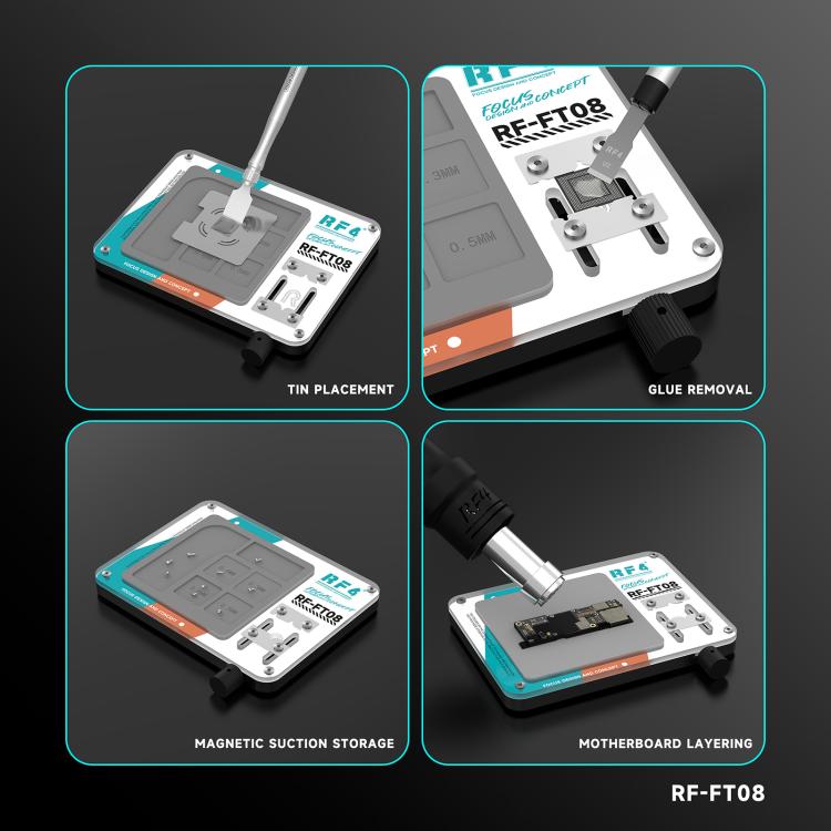 RF4 RF-FT08 Multi-functional Magnetic Soldering Integrated Workstation