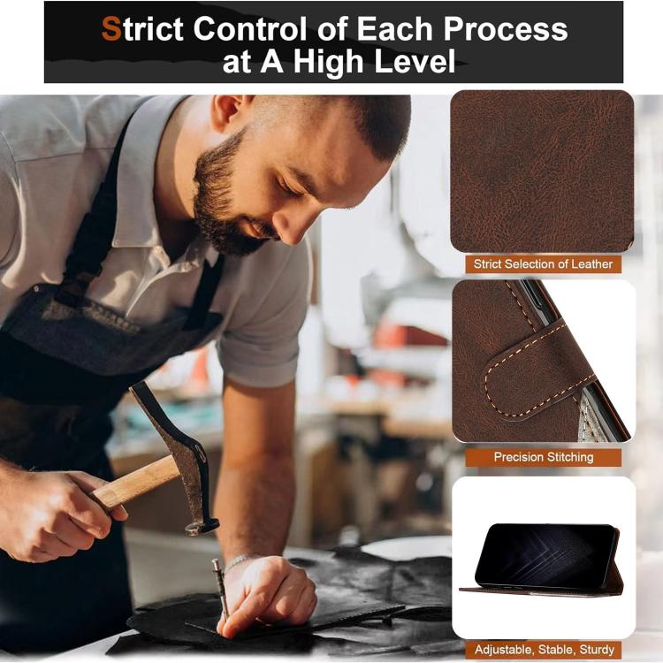 For Oukitel WP52 5G Color Matching Buckle Clasp Vegan Leather Phone Case