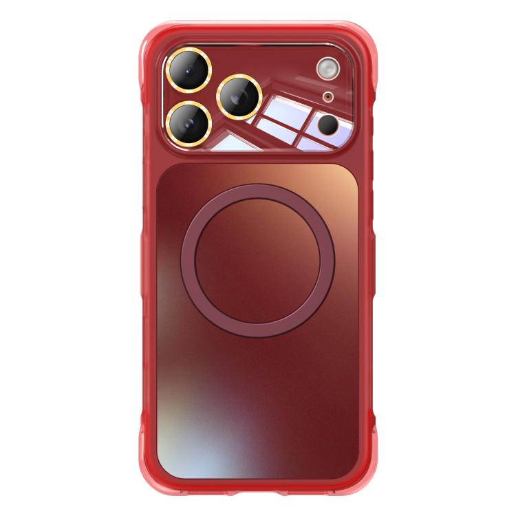 For iPhone 17 Pro AG Airbag Shockproof Magnetic Phone Case
