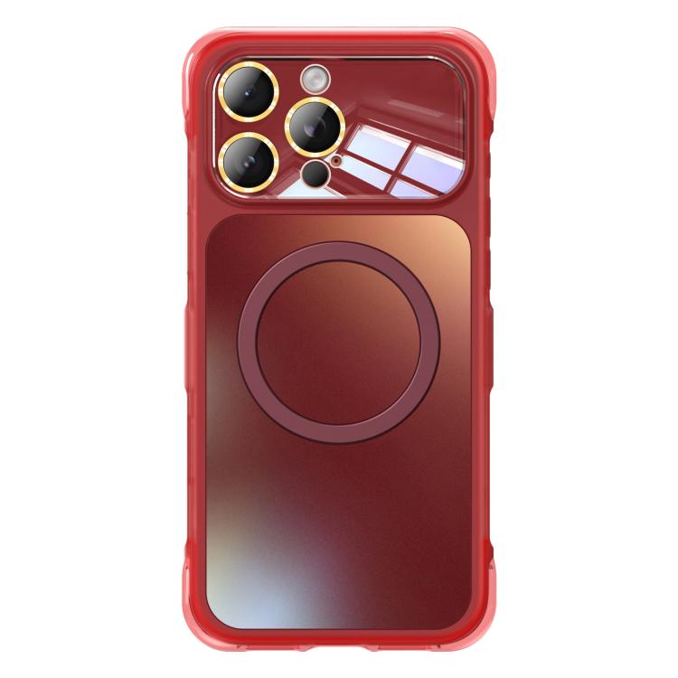 For iPhone 16 Pro Max AG Airbag Shockproof Magnetic Phone Case