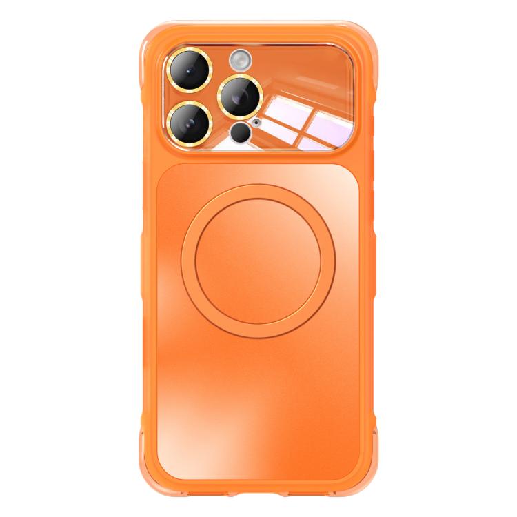 For iPhone 16 Pro AG Airbag Shockproof Magnetic Phone Case