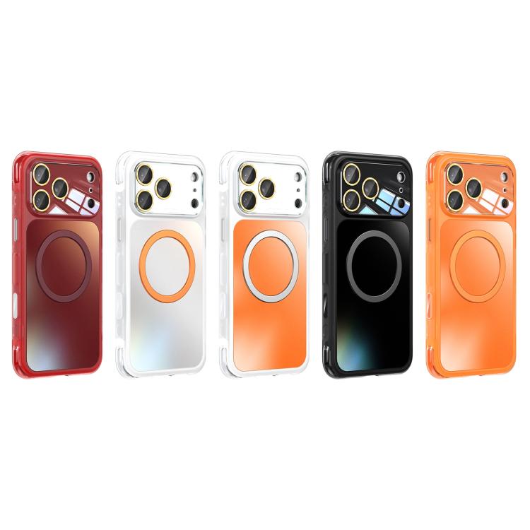 For iPhone 17 Pro AG Airbag Shockproof Magnetic Phone Case