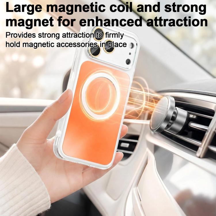 For iPhone 16 Pro AG Airbag Shockproof Magnetic Phone Case