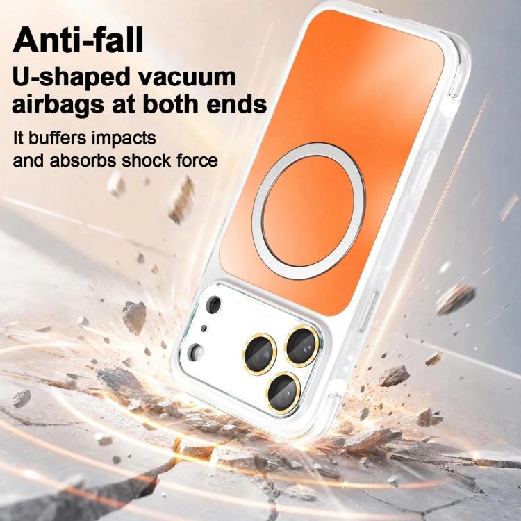 For iPhone 17 Pro AG Airbag Shockproof Magnetic Phone Case