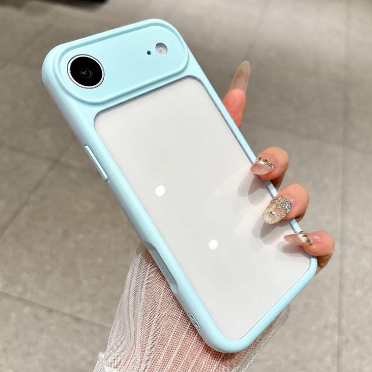For iPhone Air Change to 17 Pro Soft Gauze Transparent Acrylic Phone Case