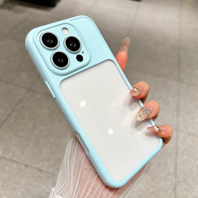 For iPhone 16 Pro Change to 17 Pro Soft Gauze Transparent Acrylic Phone Case