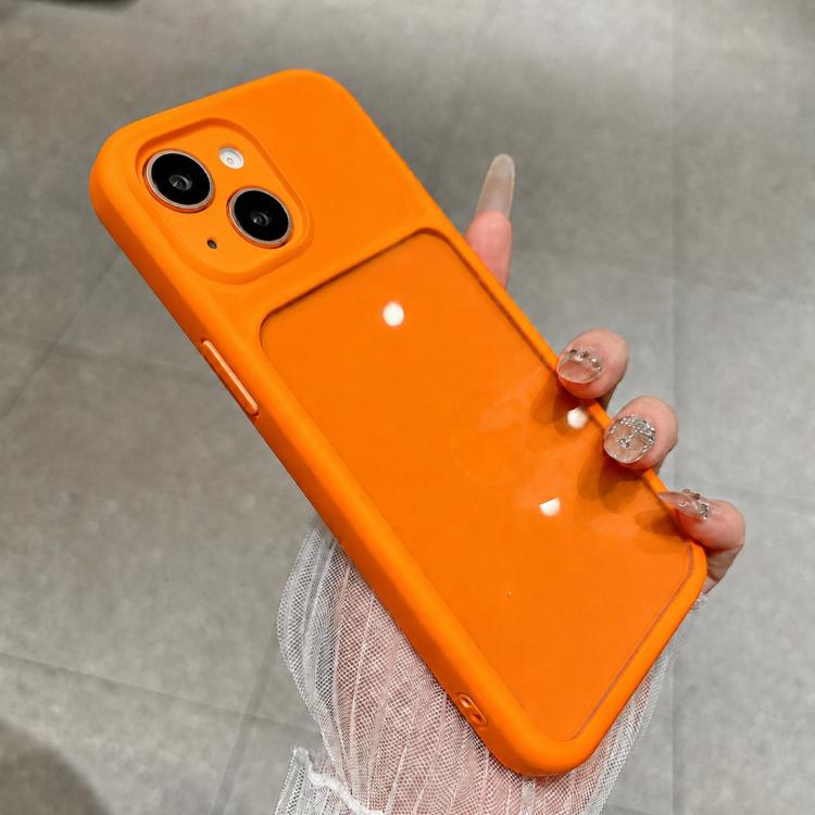 For iPhone 15 Change to 17 Pro Soft Gauze Transparent Acrylic Phone Case