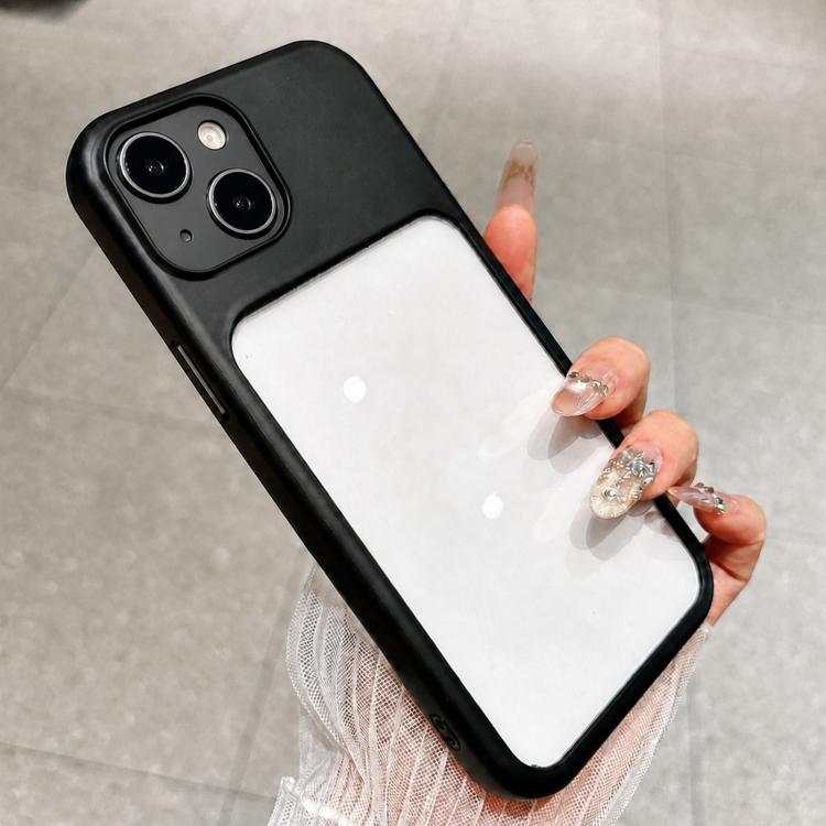 For iPhone 15 Change to 17 Pro Soft Gauze Transparent Acrylic Phone Case