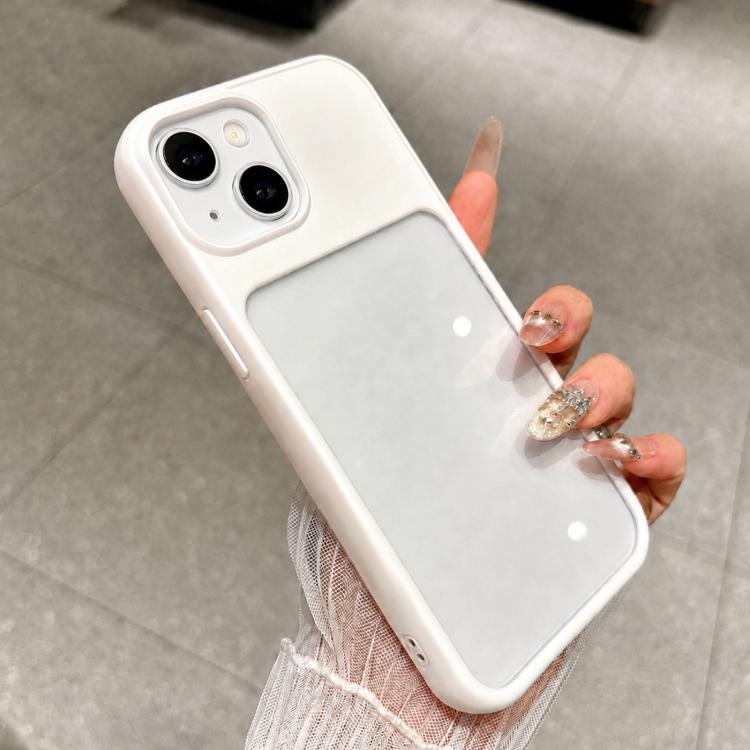 For iPhone 13 Change to 17 Pro Soft Gauze Transparent Acrylic Phone Case