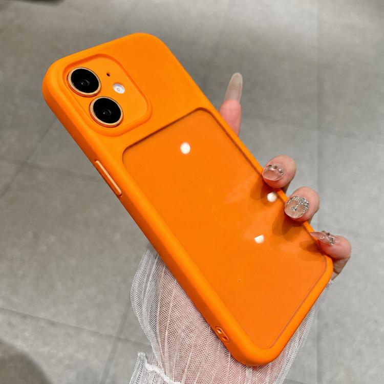 For iPhone 12 Change to 17 Pro Soft Gauze Transparent Acrylic Phone Case