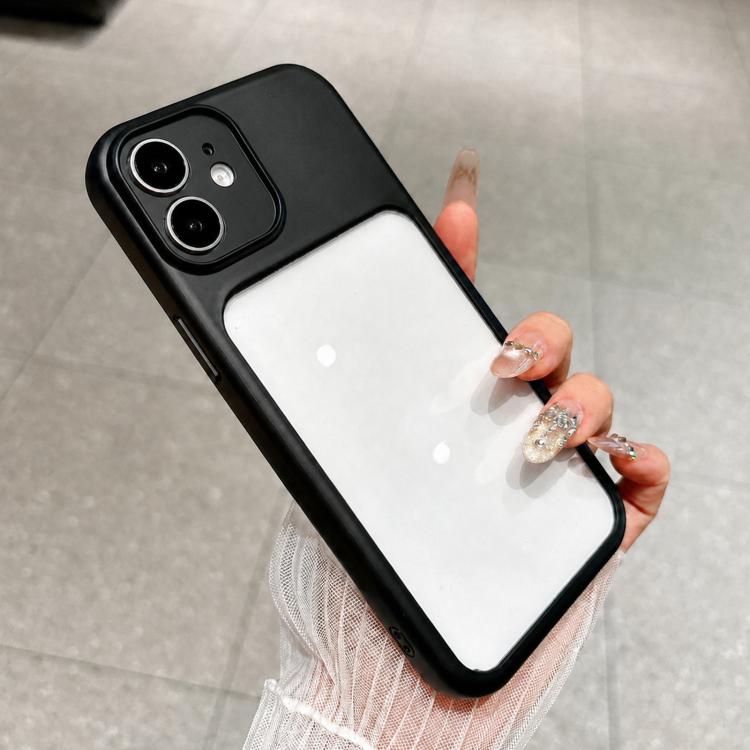 For iPhone 12 Change to 17 Pro Soft Gauze Transparent Acrylic Phone Case