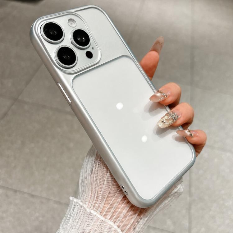 For iPhone 12 Pro Change to 17 Pro Soft Gauze Transparent Acrylic Phone Case
