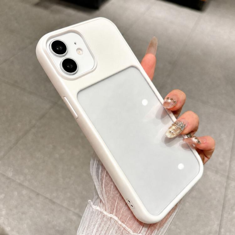 For iPhone 11 Change to 17 Pro Soft Gauze Transparent Acrylic Phone Case