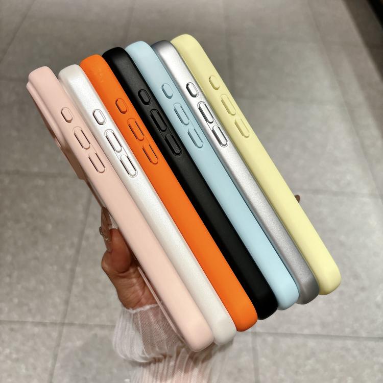 For iPhone 14 Plus Change to 17 Pro Soft Gauze Transparent Acrylic Phone Case