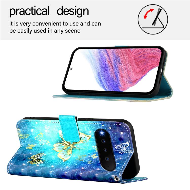 For Natural AI Phone 3D Painting Horizontal Flip Leather Phone Case