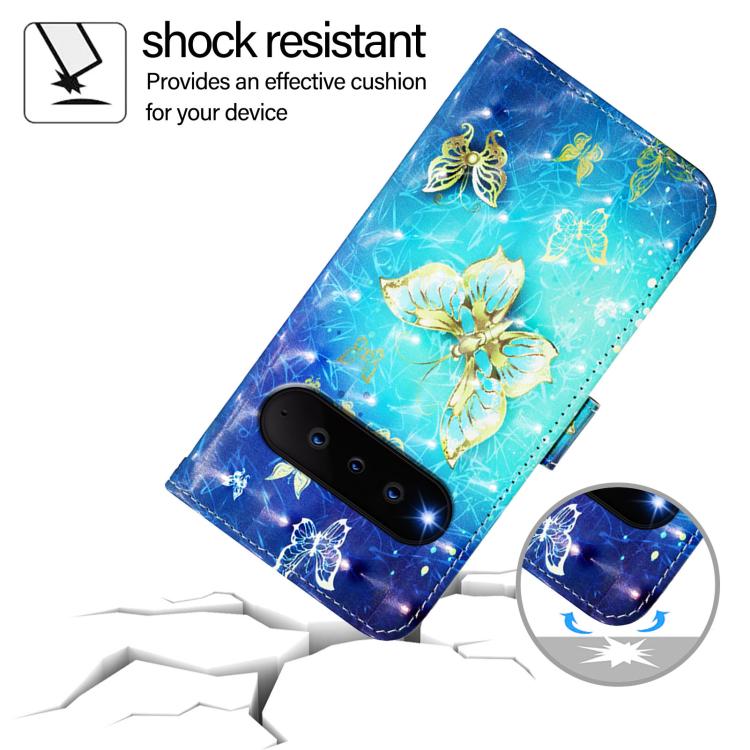 For Natural AI Phone 3D Painting Horizontal Flip Leather Phone Case