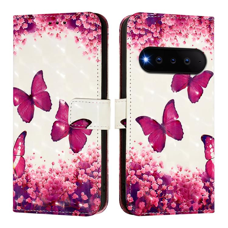 For Natural AI Phone 3D Painting Horizontal Flip Leather Phone Case