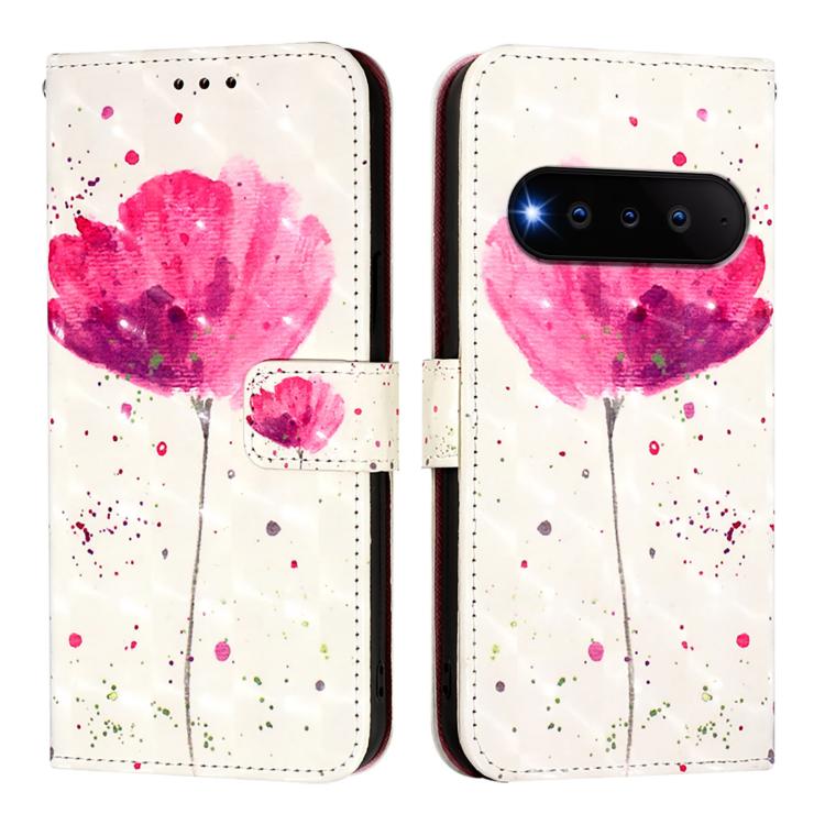 For Natural AI Phone 3D Painting Horizontal Flip Leather Phone Case