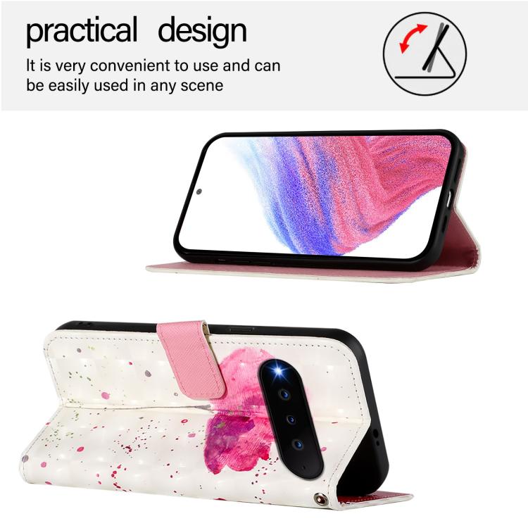 For Natural AI Phone 3D Painting Horizontal Flip Leather Phone Case