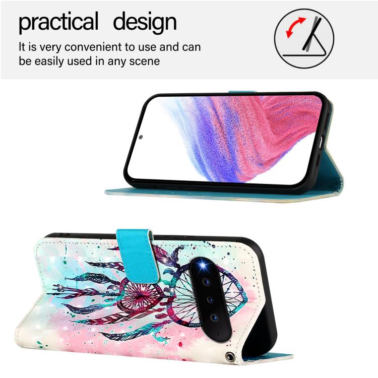 For Natural AI Phone 3D Painting Horizontal Flip Leather Phone Case