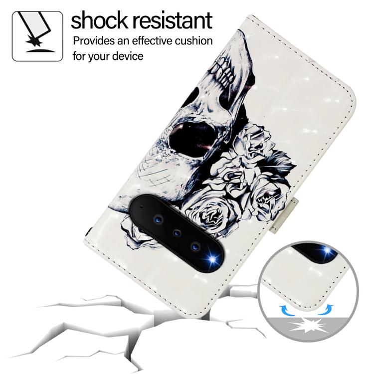 For Natural AI Phone 3D Painting Horizontal Flip Leather Phone Case