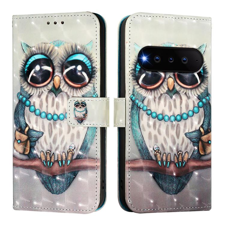 For Natural AI Phone 3D Painting Horizontal Flip Leather Phone Case