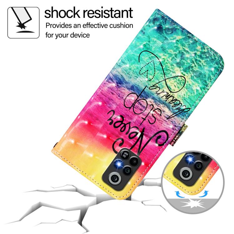 For Orbic Trophy 5G Verizon 3D Painting Horizontal Flip Leather Phone Case