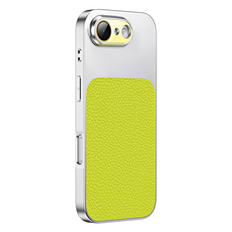 For iPhone 17e / 16e Litchi Textured TPU Phone Case with Lens Film