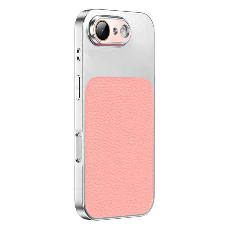 For iPhone 17e / 16e Litchi Textured TPU Phone Case with Lens Film