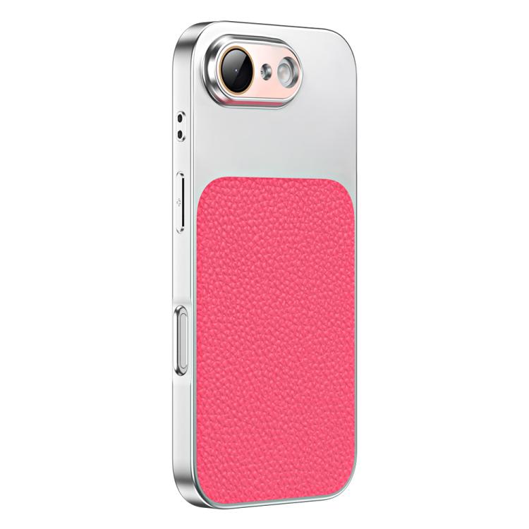 For iPhone 17e / 16e Litchi Textured TPU Phone Case with Lens Film