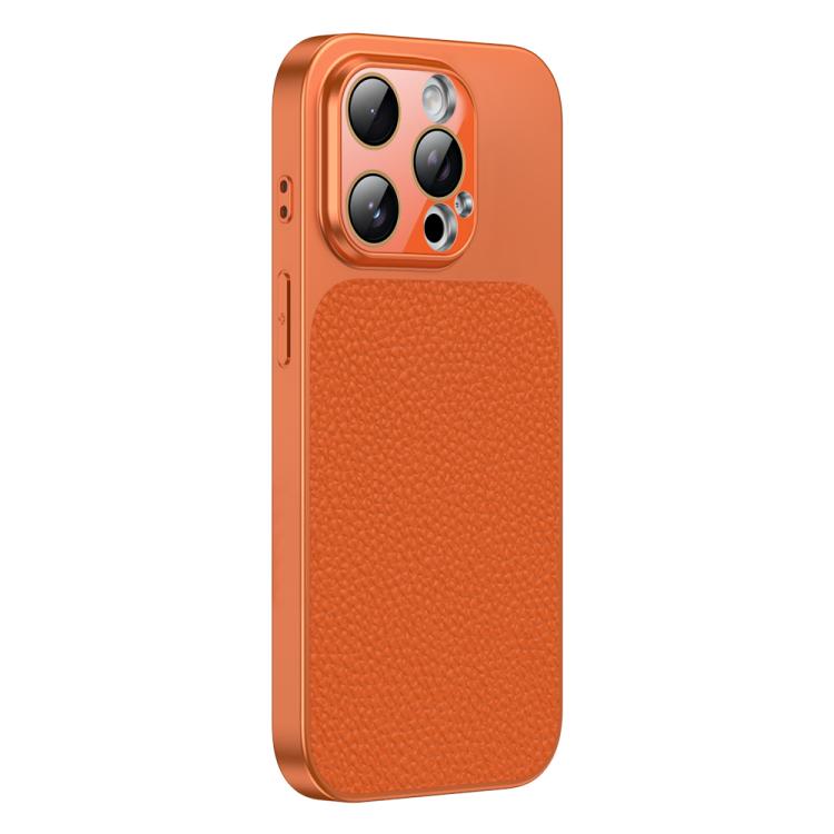 For iPhone 13 Pro Litchi Textured TPU Phone Case with Lens Film