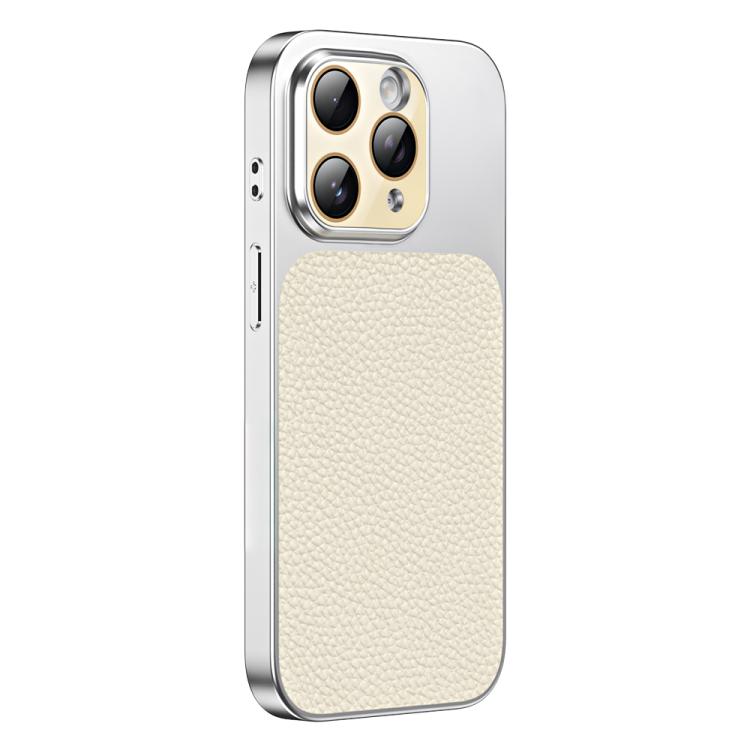 For iPhone 11 Pro Max Litchi Textured TPU Phone Case with Lens Film