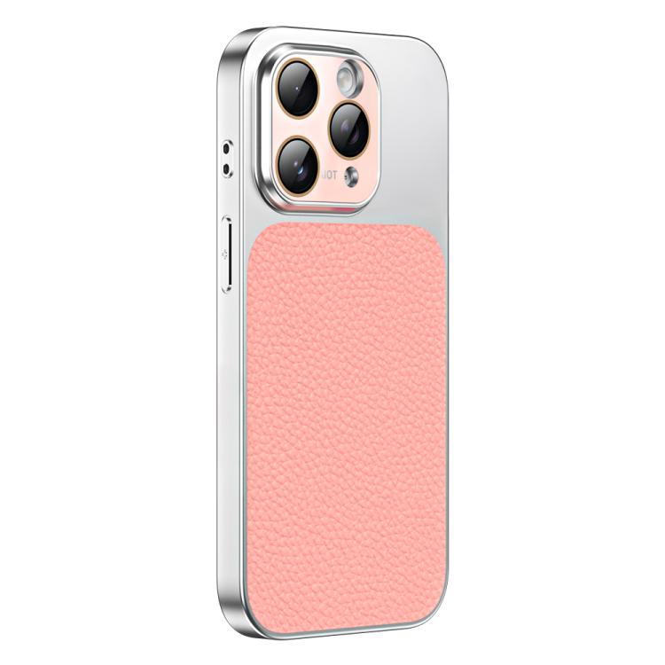 For iPhone 11 Pro Max Litchi Textured TPU Phone Case with Lens Film