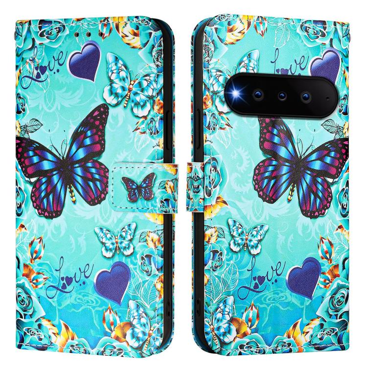 For Natural AI Phone 5G   Colored Drawing Pattern Plain Weave Leather Phone Case