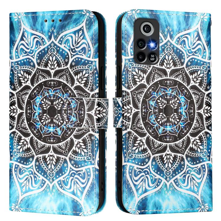 For Orbic Trophy 5G Verizon Colored Drawing Pattern Plain Weave Leather Phone Case