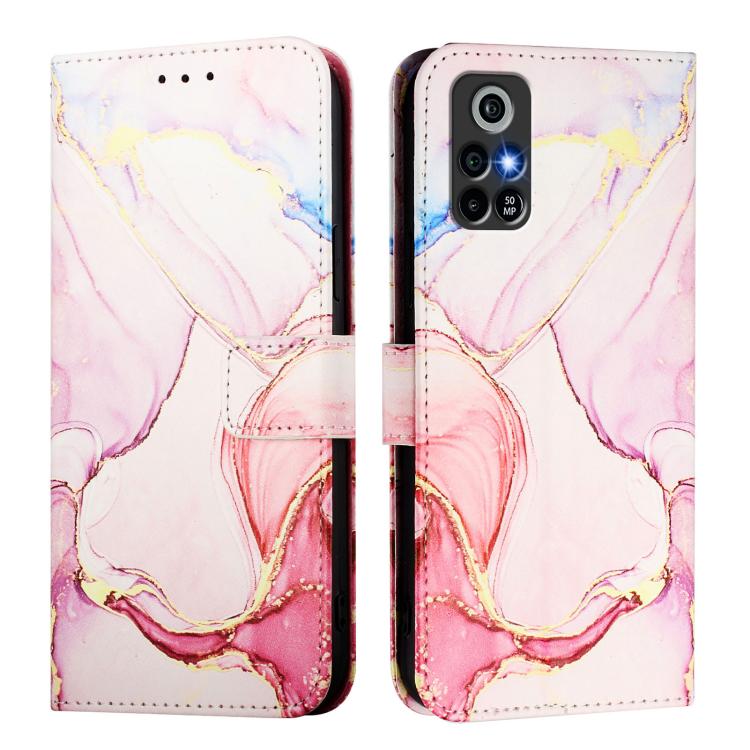 For Orbic Trophy 5G Verizon PT003 Marble Pattern Flip Leather Phone Case