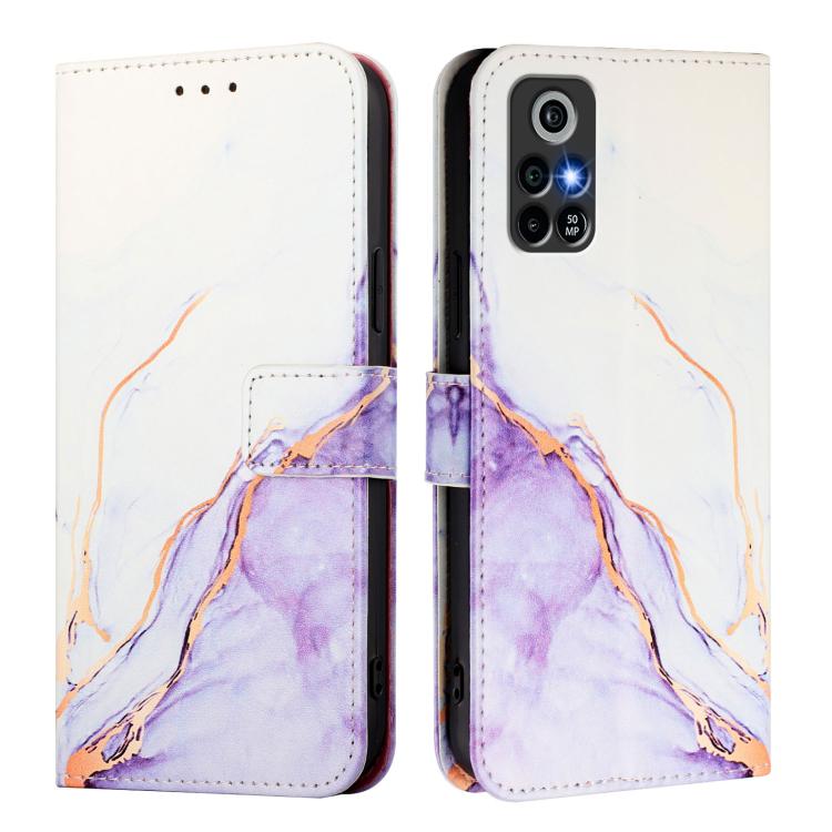 For Orbic Trophy 5G Verizon PT003 Marble Pattern Flip Leather Phone Case