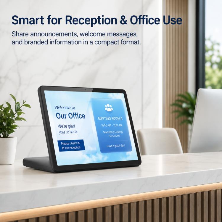 WL1109TH 10.95 inch Android OS Commercial Smart Touch Digital Signage, Plug:UK Plug