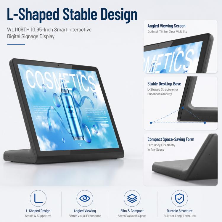 WL1109TH 10.95 inch Android OS Commercial Smart Touch Digital Signage, Plug:US Plug