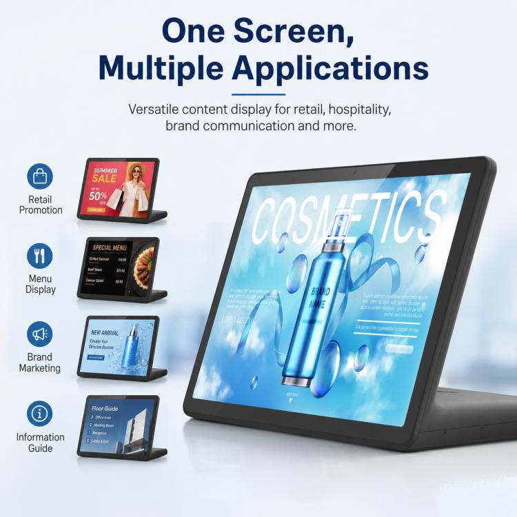 WL1109TH 10.95 inch Android OS Commercial Smart Touch Digital Signage, Plug:US Plug