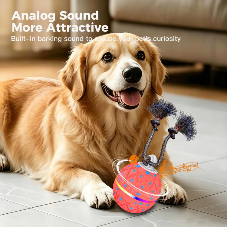 O22 Smart Automatic Pet Toy Ball Dog Training with Light & Sound & Rope