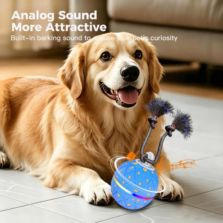 O22 Smart Automatic Pet Toy Ball Dog Training with Light & Sound & Rope