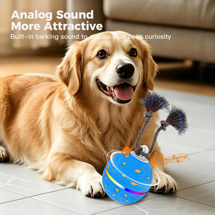 O23 Smart Automatic Pet Toy Ball Dog Training with Light & Sound & Rope