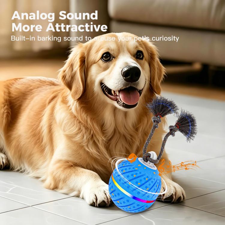 O24 Smart Automatic Pet Toy Ball Dog Training with Light & Sound & Rope