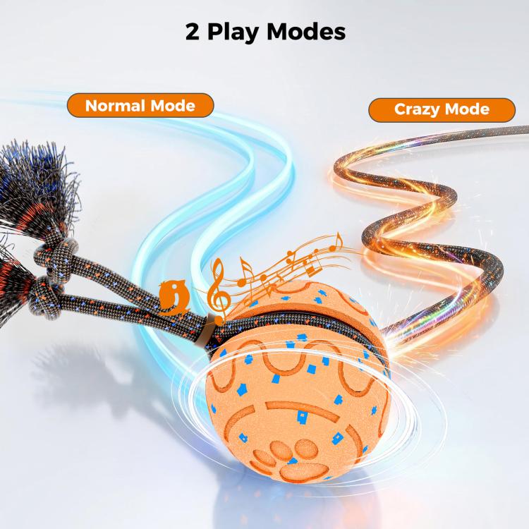 O27 Smart Automatic Pet Toy Ball Dog Training with Sound & Rope